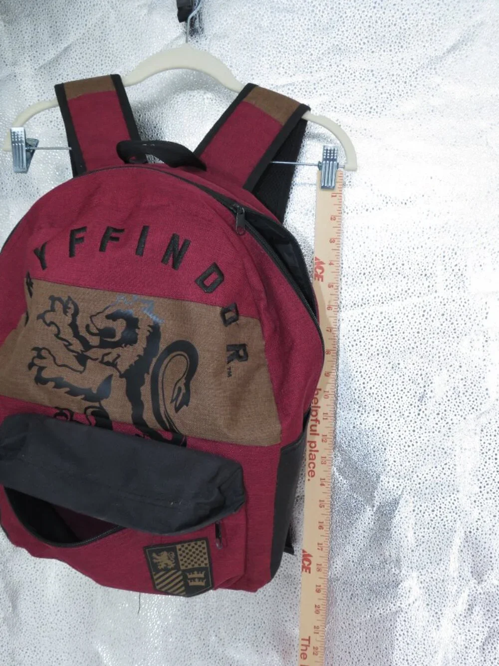 Official Harry Potter Gryffindor Backpack 2019 Collectible | Maroon Canvas Color